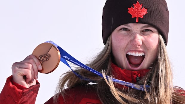 Canada's Megan Oldham wins Olympic bronze in freeski slopestyle