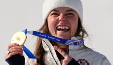 'Don't jump in them': Olympic athletes' medals break during celebrations