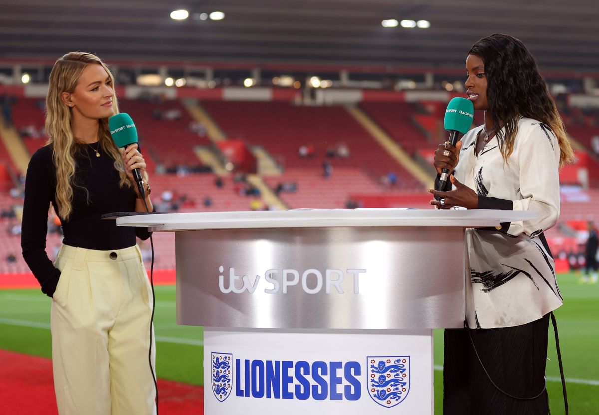 Laura Woods and Eni Aluko