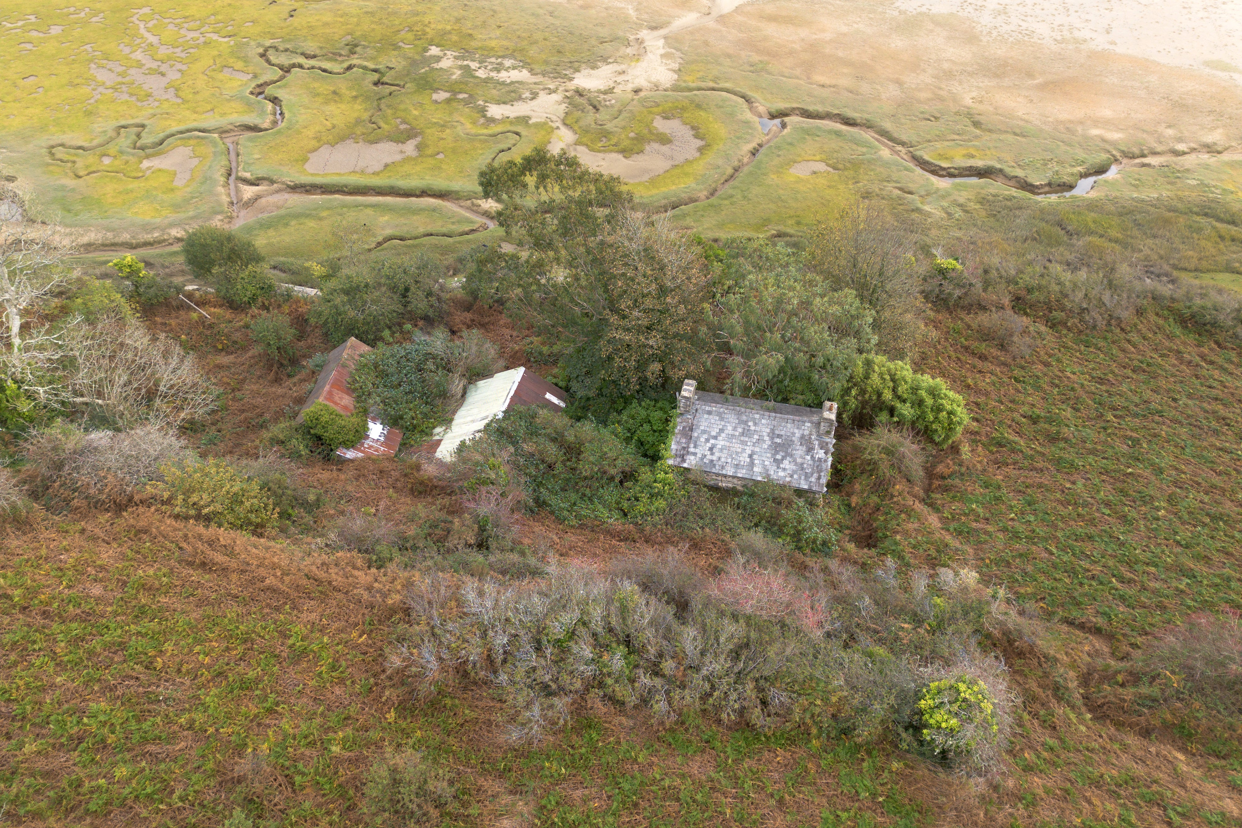 Fixer-upper: Much of the island would require renovation to use for living and rearing livestock