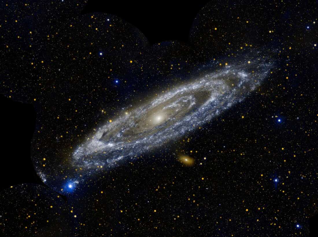 Stars in the Andromeda Galaxy, pictured here, were being studied by scientists who noticed that one particular star suddenly faded away and disappeared.