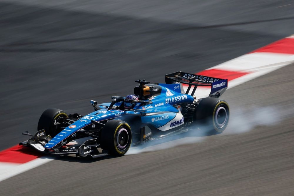 Albon found the Williams a strange contender when running in first gear