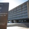 The U.S. Department of Health and Human Services building is seen on March 27, 2025 in Washington, DC. Officials at the Department of Health and Human Services offered no explanation of its decision to terminate and later restore grant money for mental health and addiction programs.