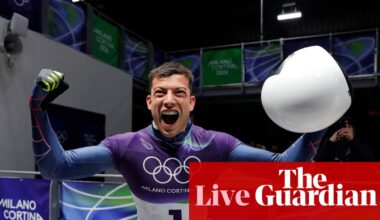 Winter Olympics 2026: Weston chases skeleton gold for GB, Heraskevych’s appeal rejected by Cas – live | Winter Olympics 2026