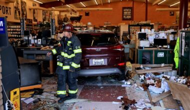 Car crashes into Oliver's Market in Santa Rosa, injuring seven people