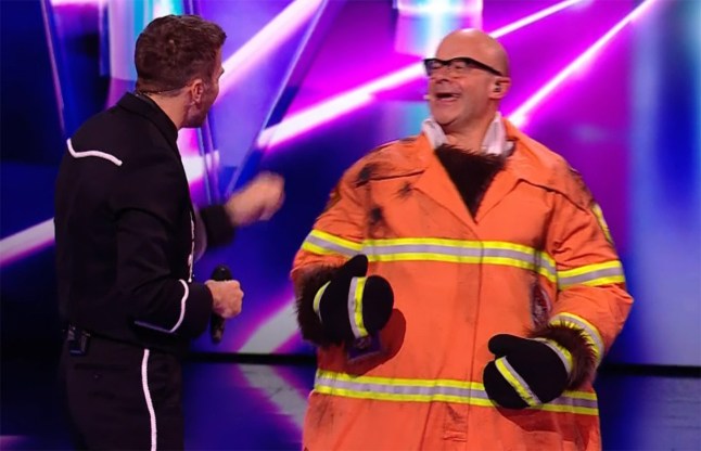 The masked singer Harry Hill unmasking picture: ITVX METROGRAB
