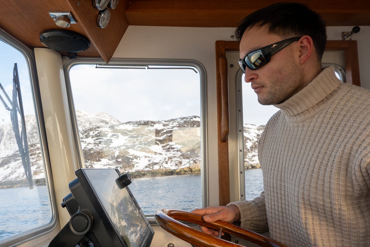 Caspar Frank Møller,  co-founder of Greenland tour company,  Raw Arctic