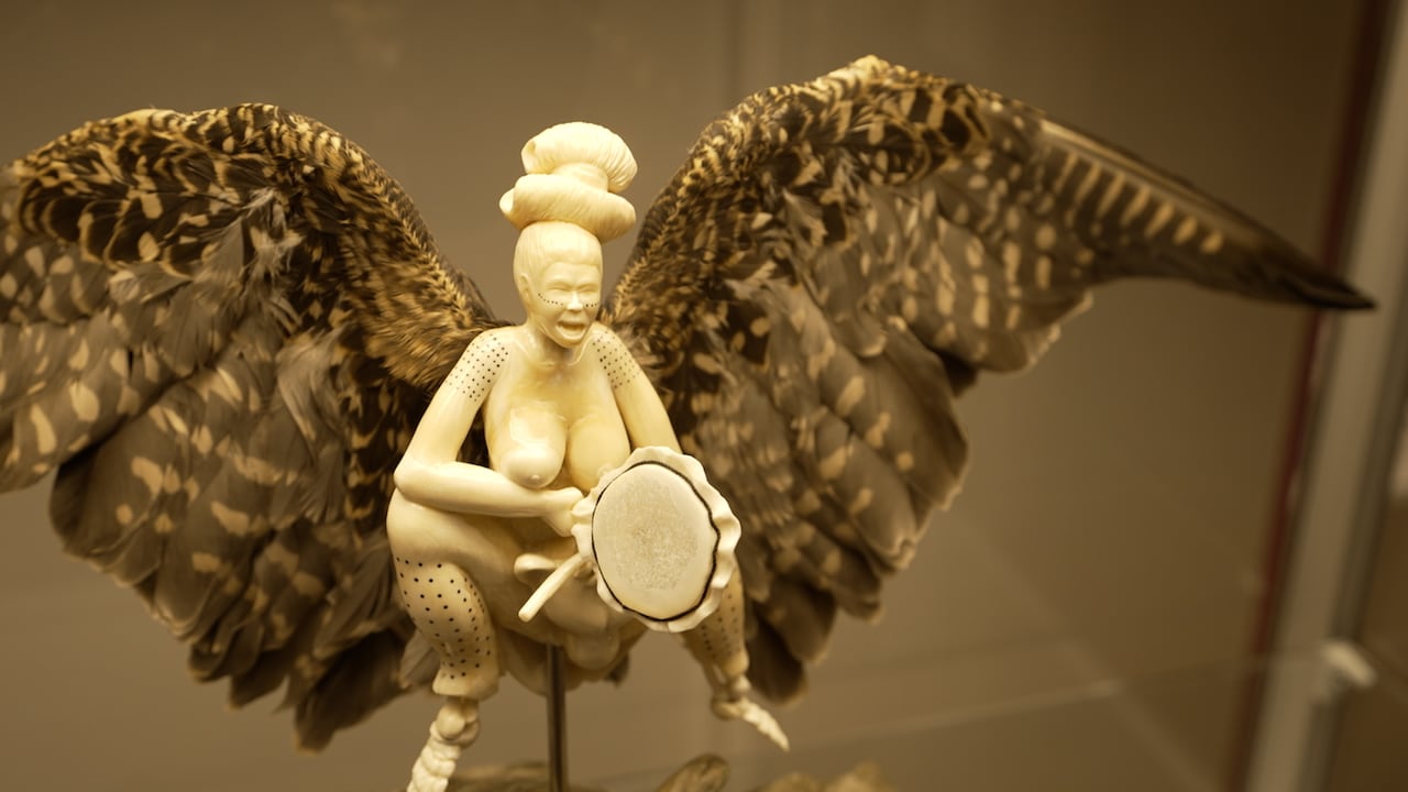 Kim Kleist-Eriksen's intricate sculpture Erlaveersiniooq will be displaced at Canada's National Gallery starting in June.