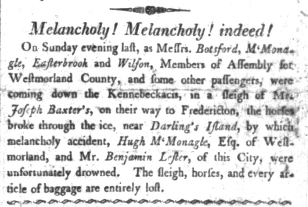 An article in a news paper