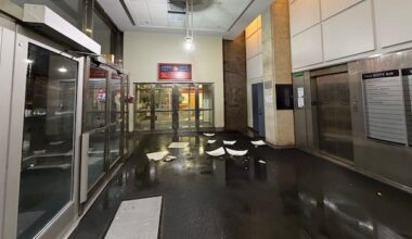 Man and woman arrested after flooding at Winnipeg police headquarters