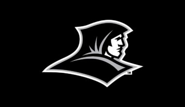 Stefan Vaaks dribbles the ball at the top of the key against St. John's on February 14, 2026 at The Amica Mutual Pavilion.