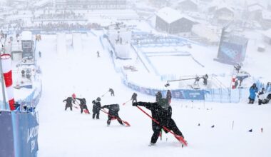 Heavy snow upends Olympic freestyle skiing, snowboard schedule