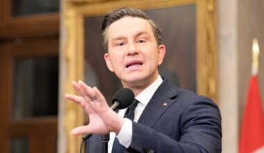 Poilievre disagrees with Conservative MP's 'anti-American hissy fit' comments