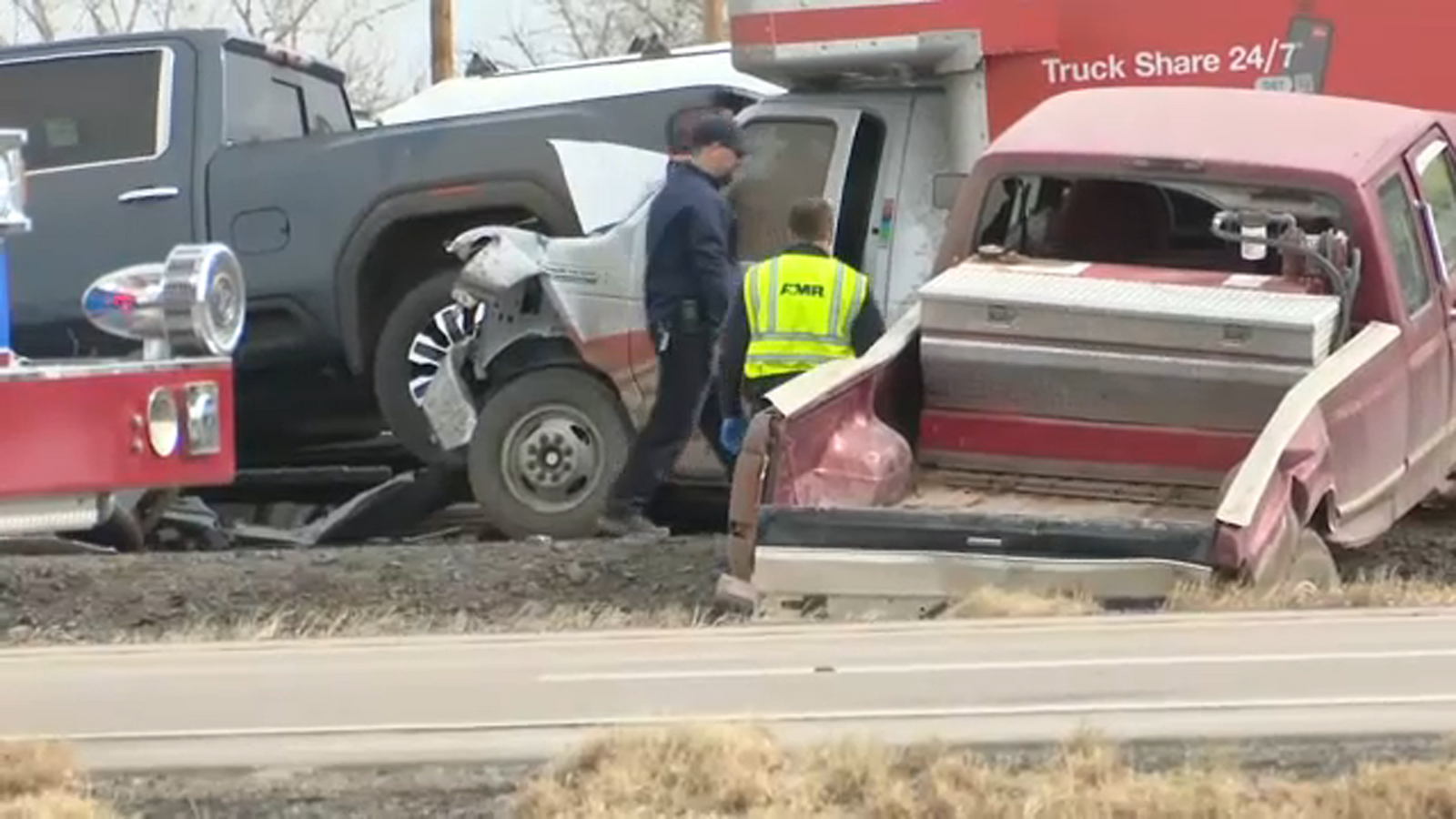Pueblo County, Colorado pile-up crash, today: At least 4 killed on I-25 involving more than 30 vehicles in poor conditions Tuesday