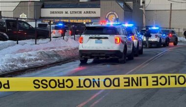 Victims in Rhode Island hockey arena shooting were suspect's ex-wife and son