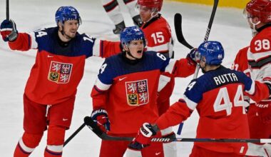 Czechia holds off Denmark, will face Canada in men's hockey quarterfinals
