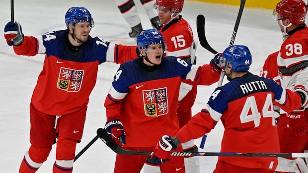 Czechia holds off Denmark, will face Canada in men's hockey quarterfinals