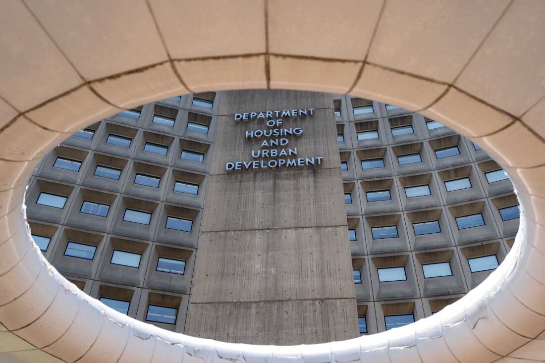 The U.S. Department of Housing and Urban Development headquarters in Washington, D.C. The agency wants to ban families with any undocumented member from federally subsidized housing.