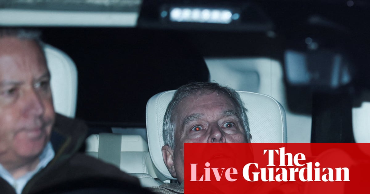 Police urge Andrew’s protection officers to come forward with what they ‘saw or heard’ – live updates | UK news