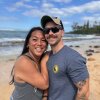 (from right) Air Force Master Sgt. Logan Ireland with his wife and Army vetern, Laila Ireland, in Hawaii.