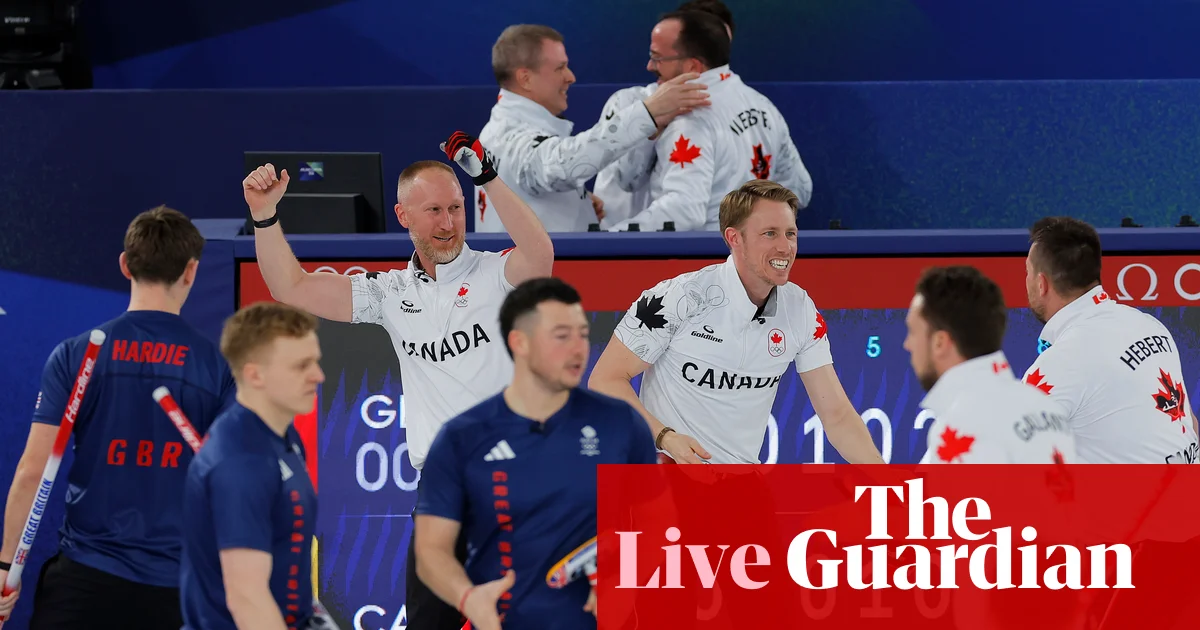 Winter Olympics 2026: Canada beat GB to curling gold, bobsleigh, ice hockey and more – as it happened | Winter Olympics 2026