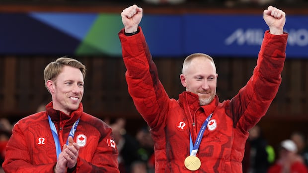 With gold medal around his neck, Canadian skip Jacobs has a message for the haters