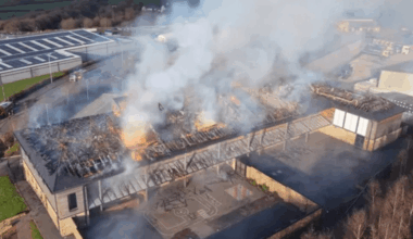 School ‘severely damaged’ in massive blaze as 15 fire engines rush to scene