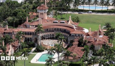 Donald Trump's Mar-a-Lago estate is seen on 14 September 2022 in Palm Beach, Florida.