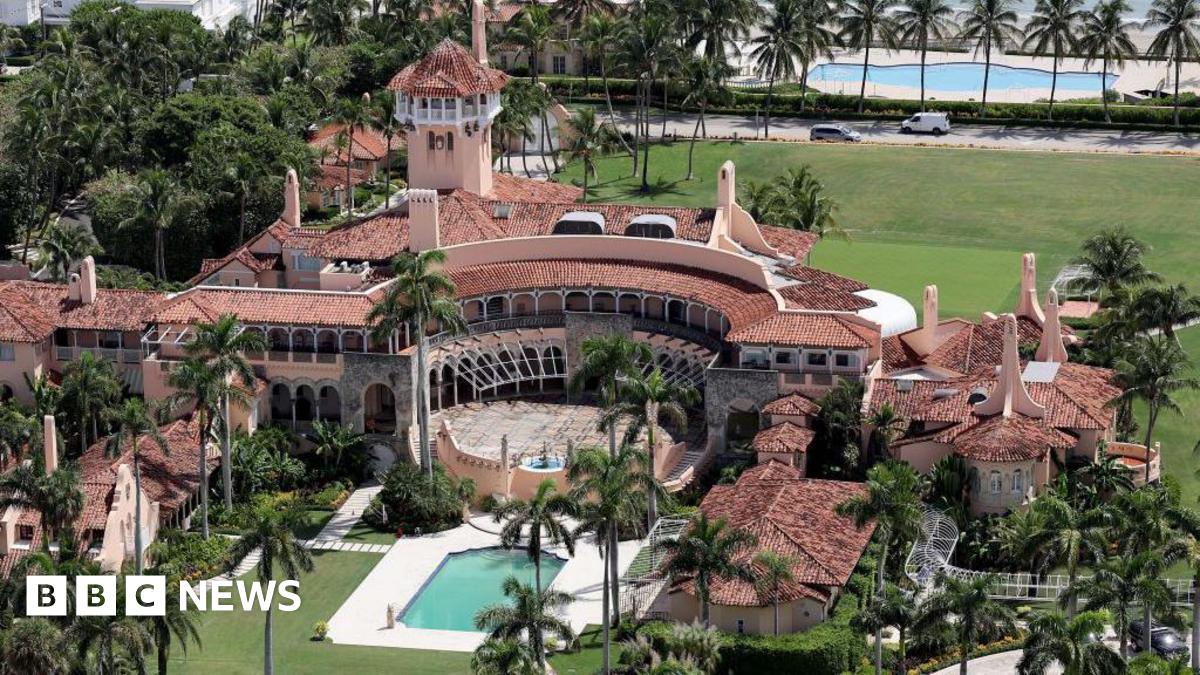 Donald Trump's Mar-a-Lago estate is seen on 14 September 2022 in Palm Beach, Florida.