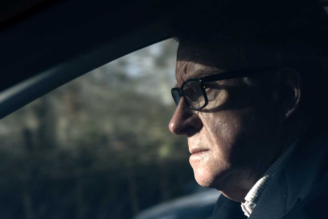 Former U.K. Ambassador to the United States Peter Mandelson drives away from his residence in central London on Feb. 14.