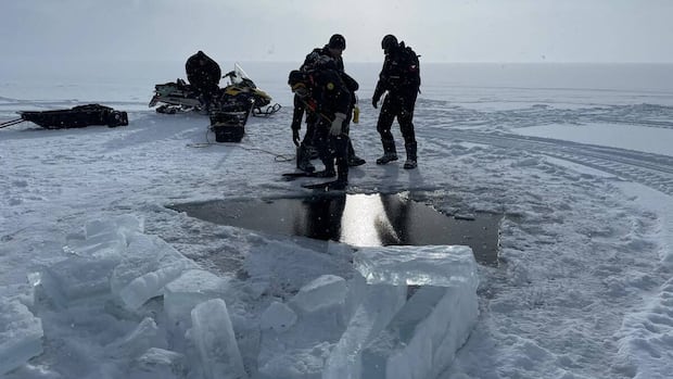 Missing snowmobilers found dead beneath ice near Anahim Lake, B.C.