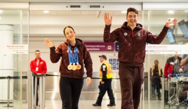 Canadian Olympic athletes return from Milano-Cortina to Montreal Airport - CTV News