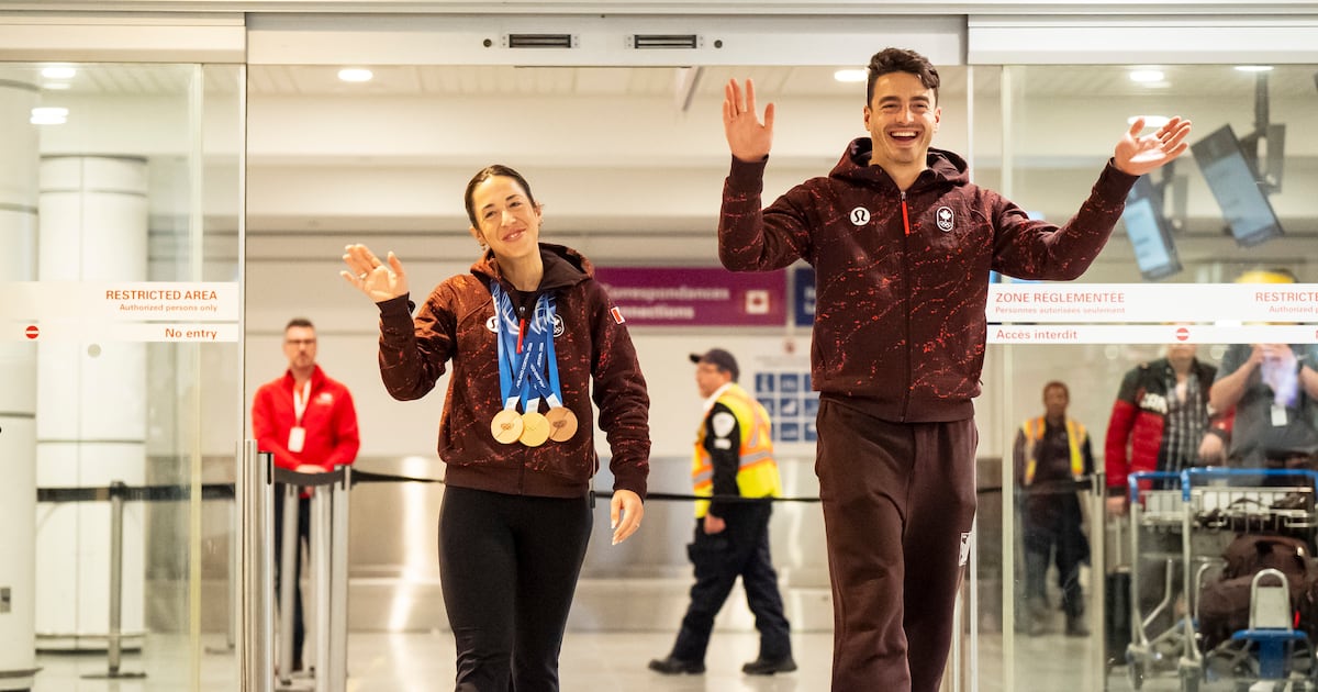 Canadian Olympic athletes return from Milano-Cortina to Montreal Airport - CTV News