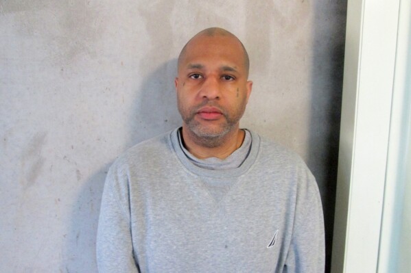This photo provided by the Oklahoma Department of Corrections shows Kendrick Simpson, 45, on Aug. 11, 2025, who is scheduled to be executed, Thursday, Feb. 12, 2026, in Oklahoma, for the 2006 drive-by shooting deaths of two men. (Oklahoma Department of Corrections via AP)