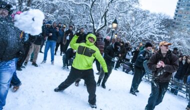 NYPD arrests social media influencer in Washington Square Park snowball fight