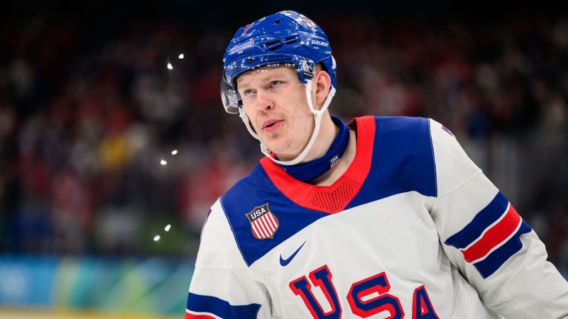 Brady Tkachuk: US Olympic hockey player distances himself from White House video trashing Canadians