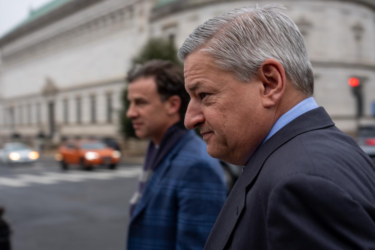 Netflix Co-CEO Ted Sarandos arrives at the White House 