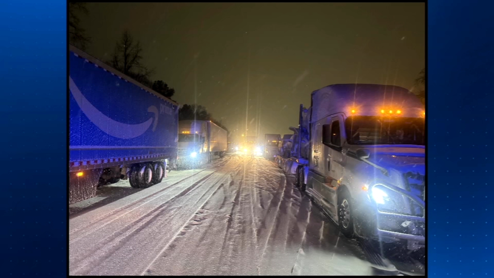NC 100 cars wreck | Hundreds stranded after crashes on I-85 in Kannapolis close down interstate, national guard called to help