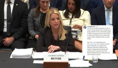 Culver City mayor responds to Bondi's comments during fiery Capitol Hill hearing