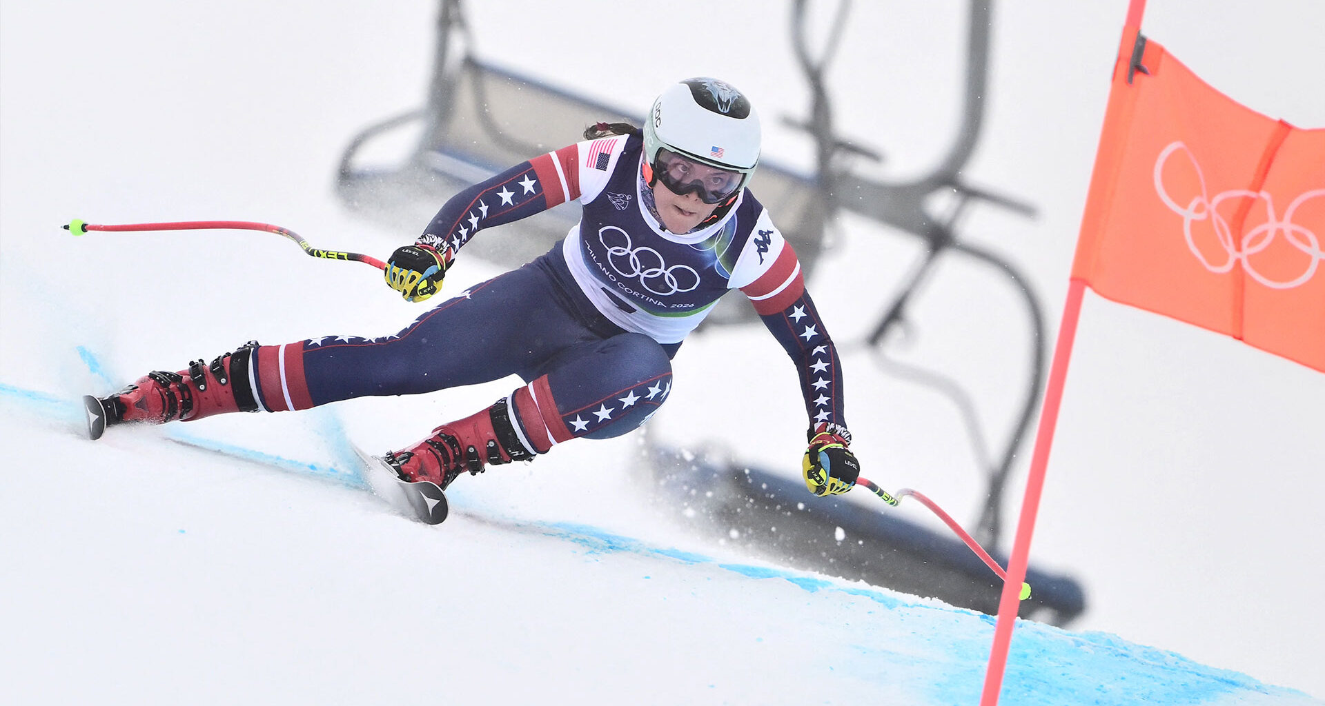 American Breezy Johnson wins downhill gold, Lindsey Vonn airlifted off course after crash