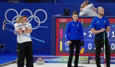 Mixed Doubles Curling Semifinals: USA, Sweden advance to gold medal game
