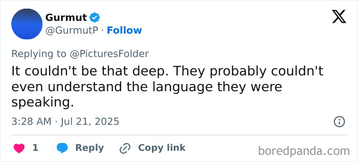 Tweet mocking the idea of North Korea publicly executing citizens caught watching Squid Game, questioning language understanding.