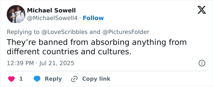 Tweet discussing North Korea publicly executing citizens caught watching Squid Game for absorbing foreign cultures.