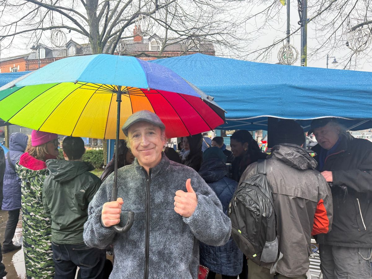 David Masters at the Moseley Is For Everyone event 