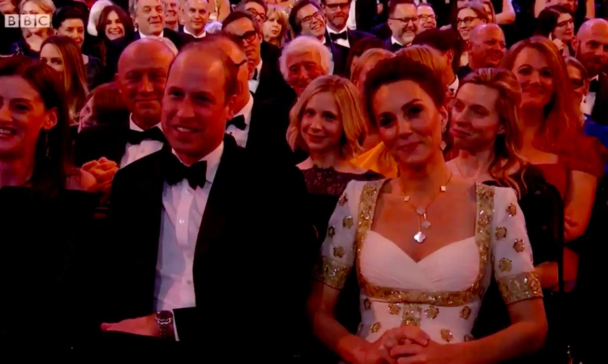 Prince William and Kate Middleton reaction to Rebel Wilson's Prince Andrew joke at the BAFTAS