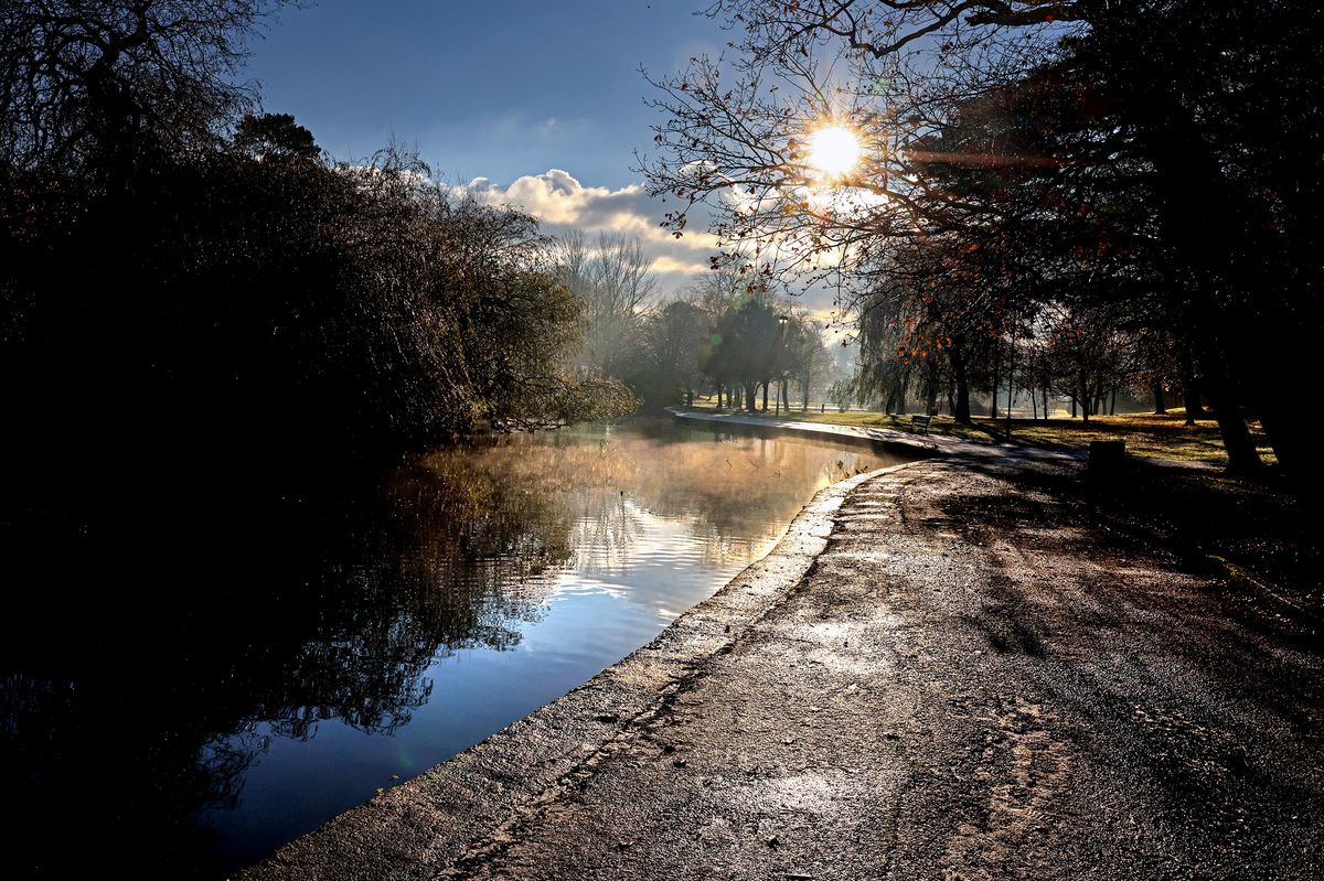 A crisp morning in Ward Park, Bangor