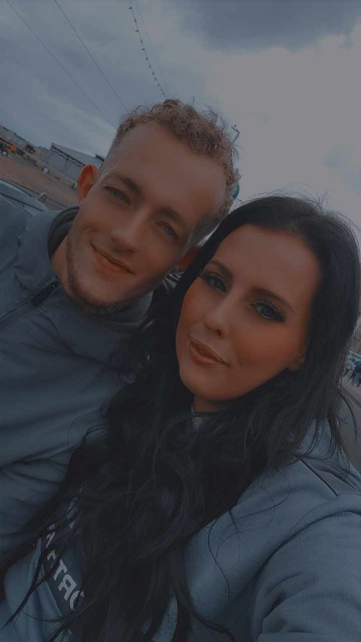 Katie with her ex-partner Jamie Short