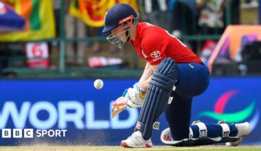 BBC Sport microphone and phone