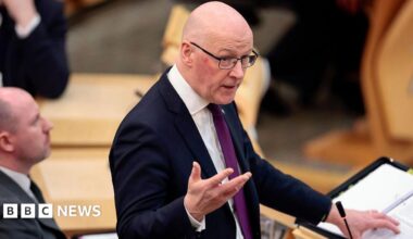 First Minister's Questions: Swinney stands by hospital water contamination timeline