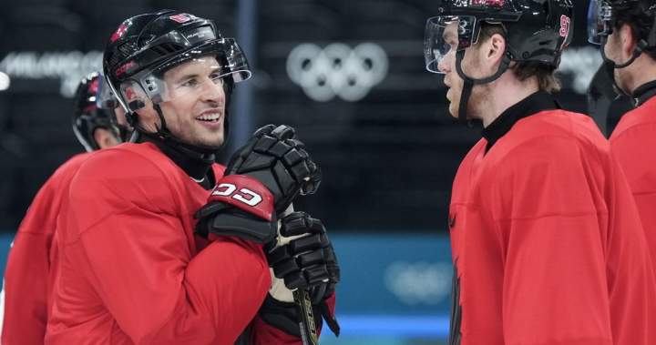 Crosby, McDavid lead Canada into Olympic opener - National